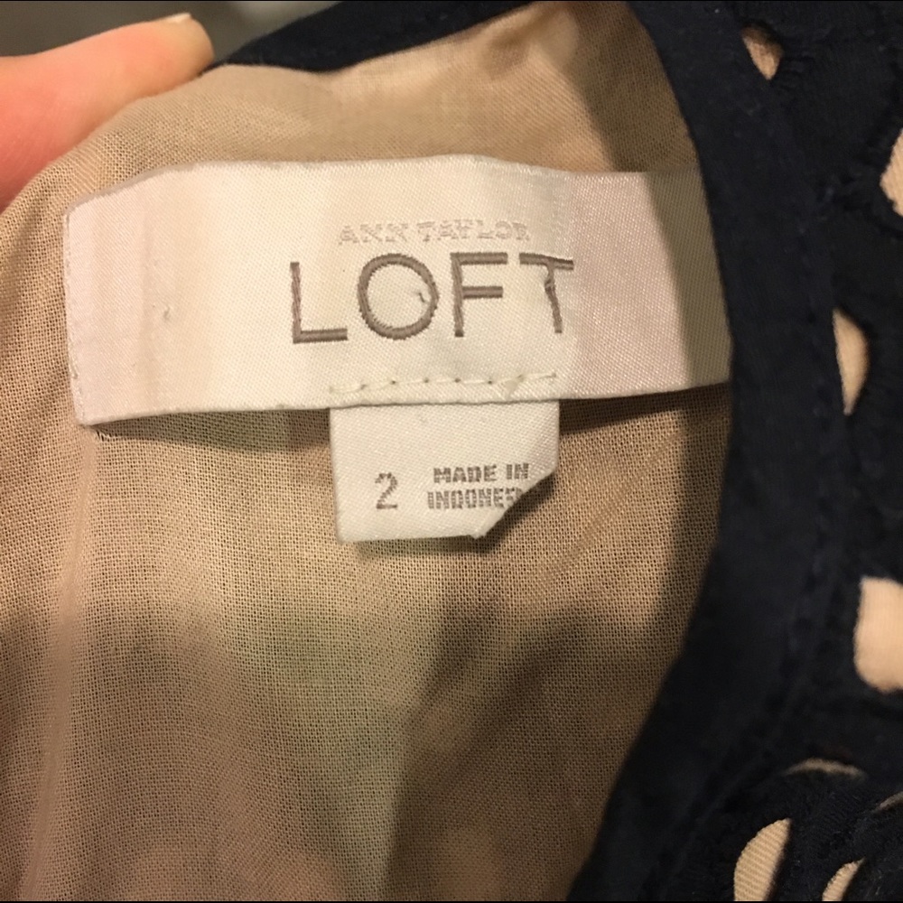 LOFT eyelet dress - Picture 3 of 3